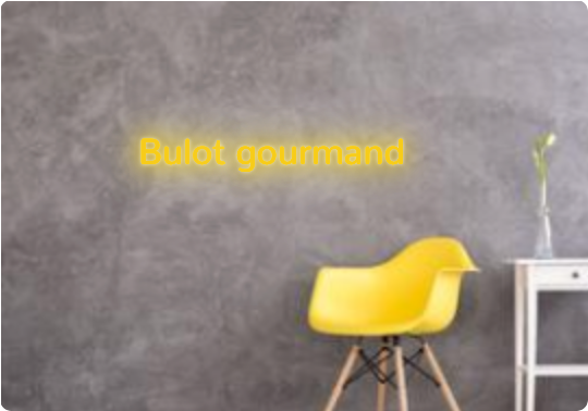 Custom text: Bulot gourmand